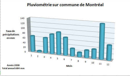 Pluviométrie 2008