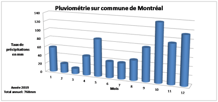Pluviométrie 2018